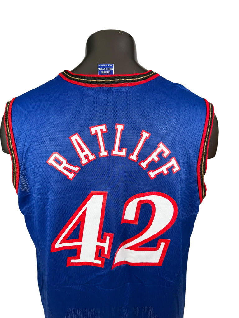 THEO RATLIFF PHILADELPHIA SIXERS VINTAGE 2000'S CHAMPION JERSEY ADULT 44