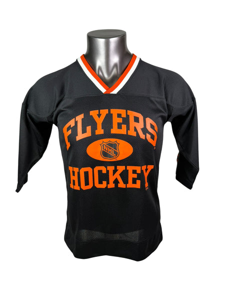 ERIC LINDROS PHILADELPHIA FLYERS VINTAGE 1990'S STARTER JERSEY ADULT SMALL / MEDIUM