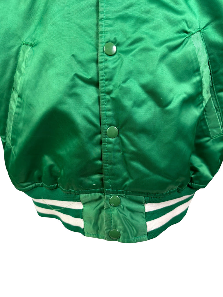 BOSTON CELTICS VINTAGE 1980'S STARTER SATIN SNAP-UP JACKET ADULT LARGE