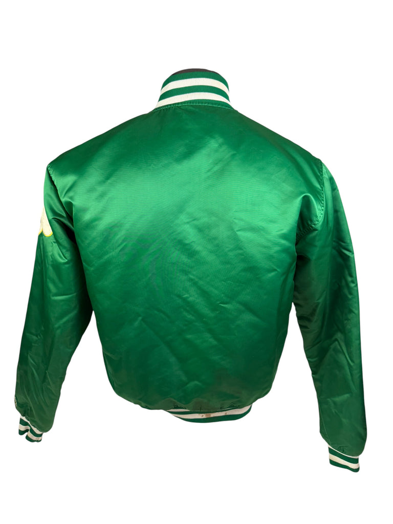 BOSTON CELTICS VINTAGE 1980'S STARTER SATIN SNAP-UP JACKET ADULT LARGE
