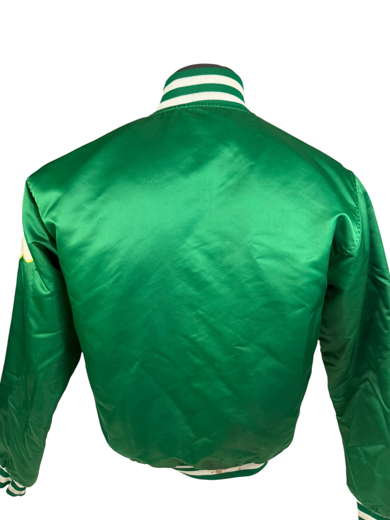 BOSTON CELTICS VINTAGE 1980'S STARTER SATIN SNAP-UP JACKET ADULT LARGE