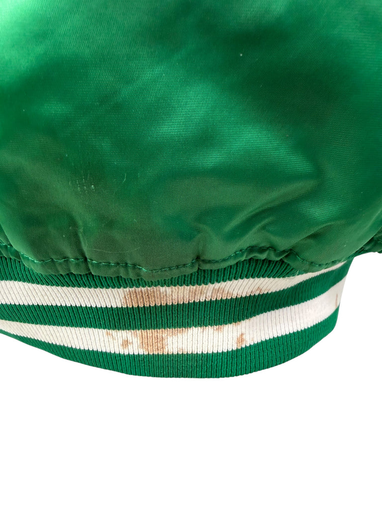 BOSTON CELTICS VINTAGE 1980'S STARTER SATIN SNAP-UP JACKET ADULT LARGE