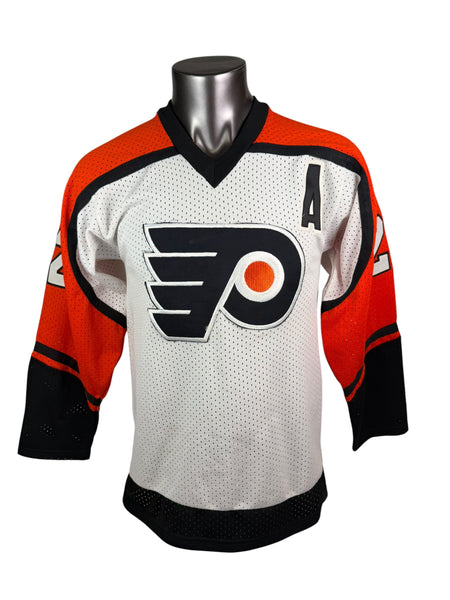 RICK TOCCHET PHILADELPHIA FLYERS VINTAGE 1980'S CCM AUTHENTIC JERSEY ADULT SMALL