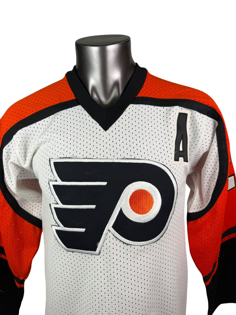 RICK TOCCHET PHILADELPHIA FLYERS VINTAGE 1980'S CCM AUTHENTIC JERSEY ADULT SMALL