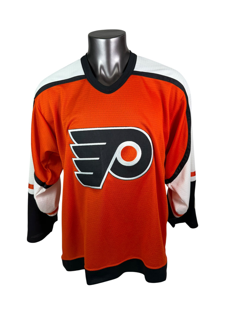 PHILADELPHIA FLYERS VINTAGE 1990'S TEAM NIKE AUTHENTIC JERSEY ADULT MEDIUM