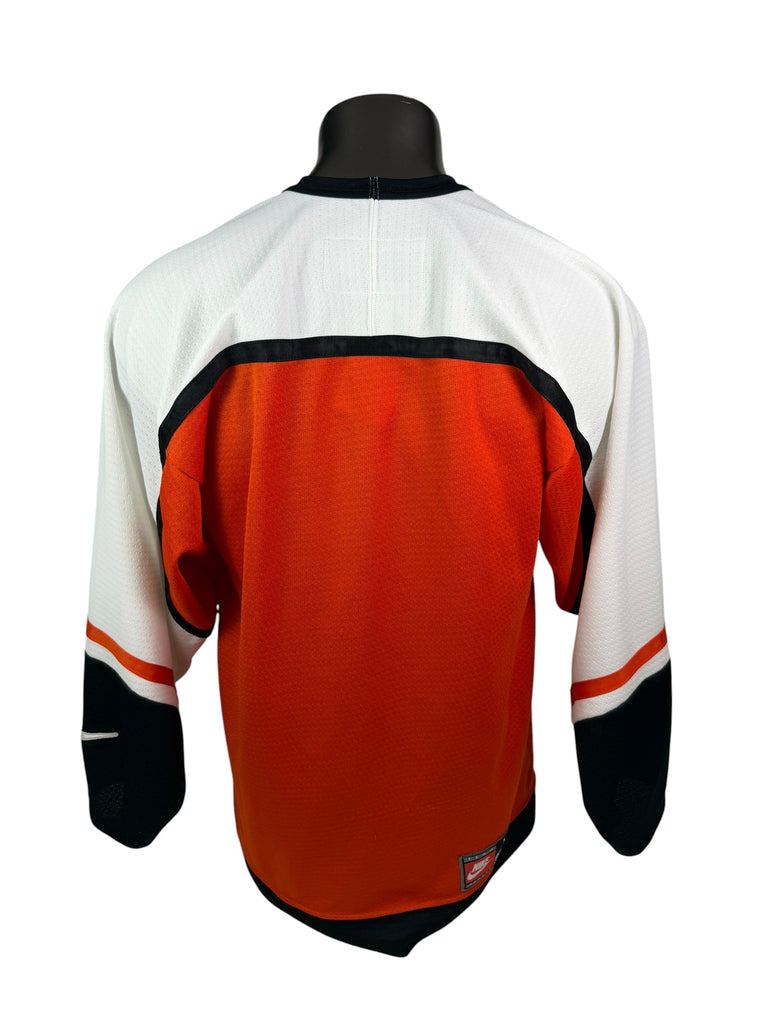 PHILADELPHIA FLYERS VINTAGE 1990'S TEAM NIKE AUTHENTIC JERSEY ADULT MEDIUM