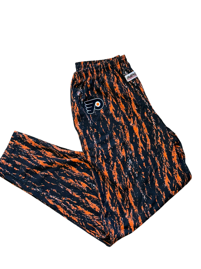 PHILADELPHIA FLYERS VINTAGE 1990'S NIXZ ZUBAZ STYLE PANTS ADULT LARGE