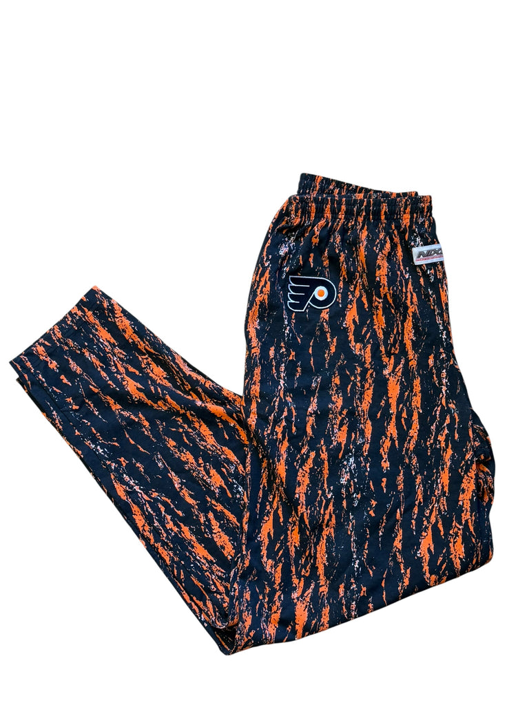 PHILADELPHIA FLYERS VINTAGE 1990'S NIXZ ZUBAZ STYLE PANTS ADULT LARGE