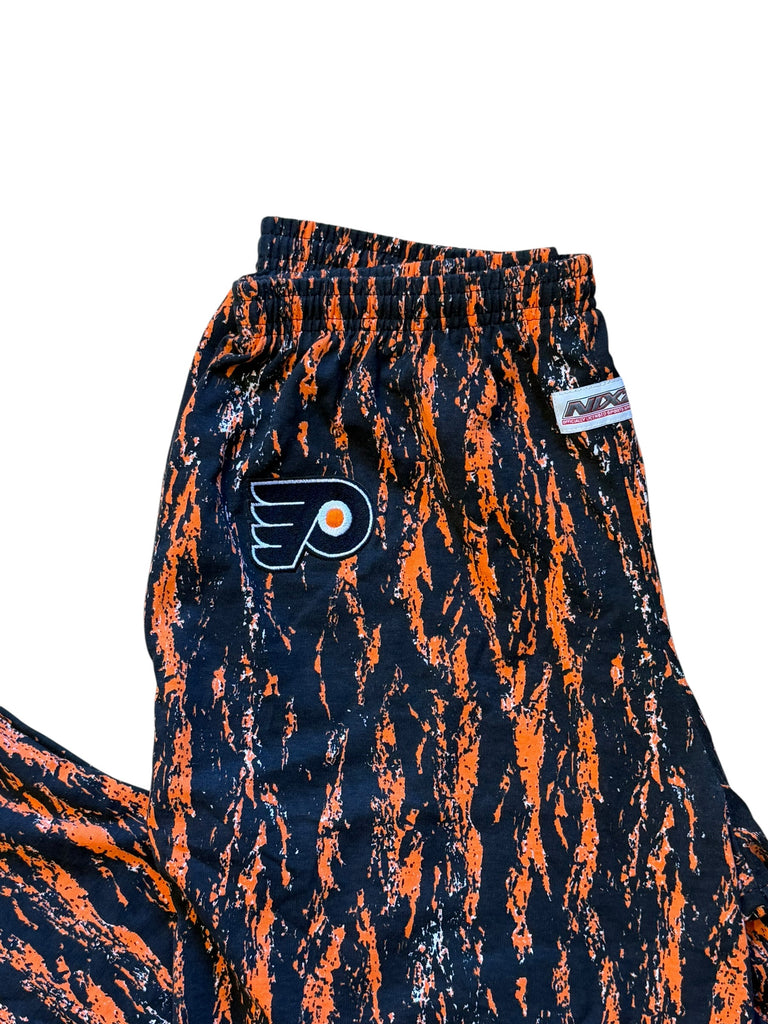 PHILADELPHIA FLYERS VINTAGE 1990'S NIXZ ZUBAZ STYLE PANTS ADULT LARGE