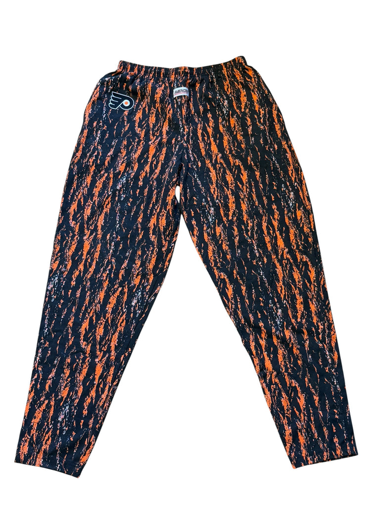 PHILADELPHIA FLYERS VINTAGE 1990'S NIXZ ZUBAZ STYLE PANTS ADULT LARGE