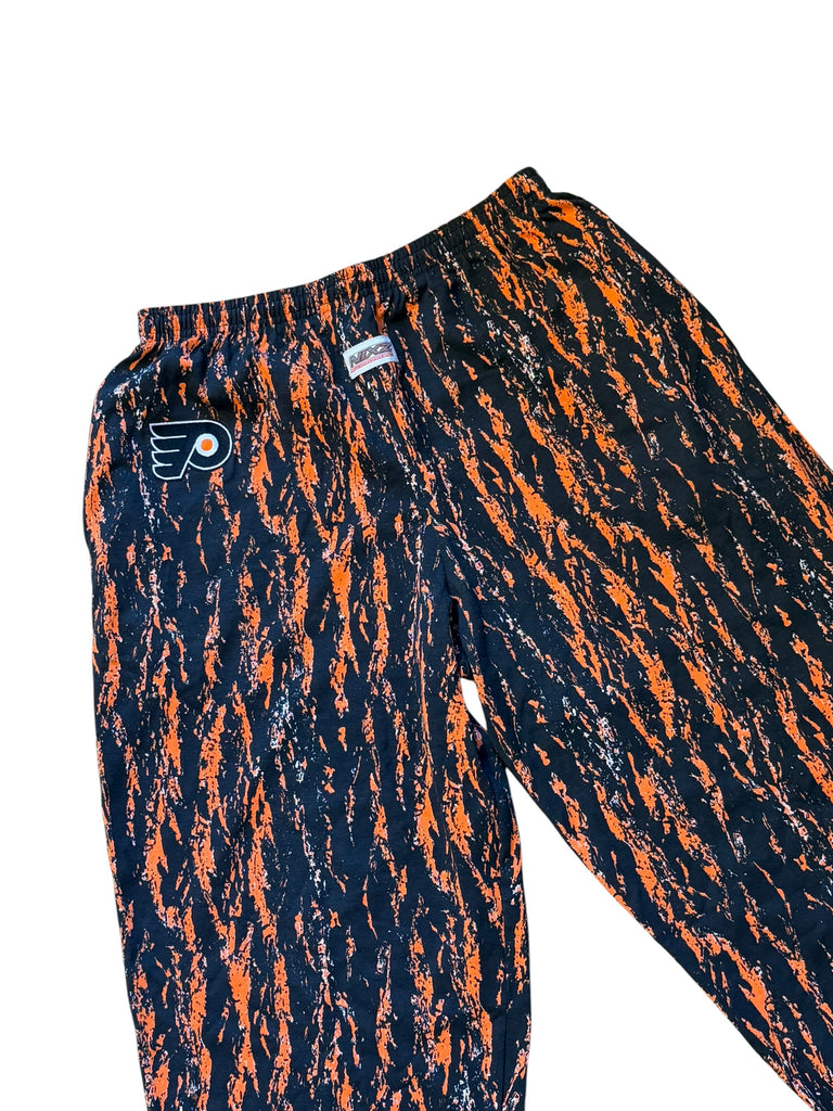 PHILADELPHIA FLYERS VINTAGE 1990'S NIXZ ZUBAZ STYLE PANTS ADULT LARGE