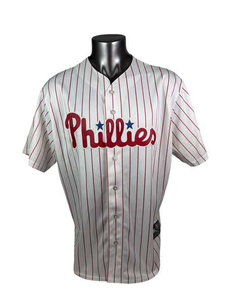 ROY HALLADAY PHILADELPHIA PHILLIES VINTAGE 2000'S MAJESTIC JERSEY ADULT XL