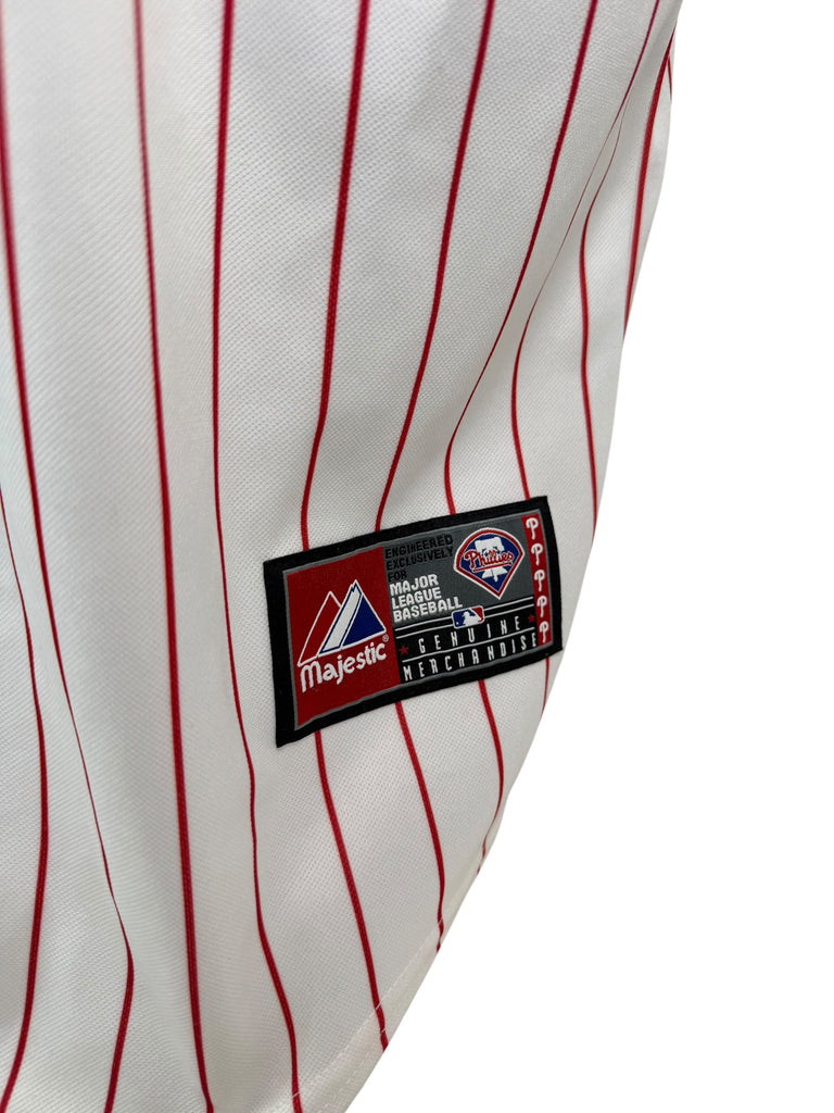 ROY HALLADAY PHILADELPHIA PHILLIES VINTAGE 2000'S MAJESTIC JERSEY ADULT XL