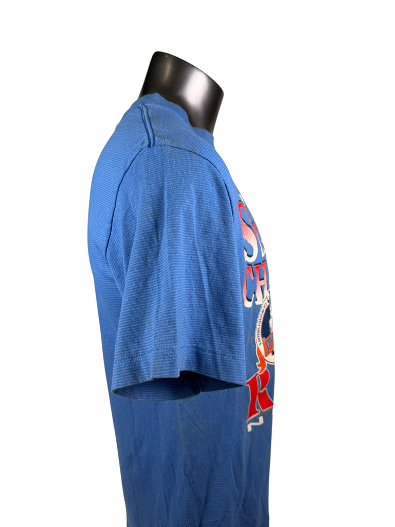 NEW YORK RANGERS VINTAGE 1994 STANLEY CUP CHAMPIONS TRENCH T-SHIRT ADULT LARGE