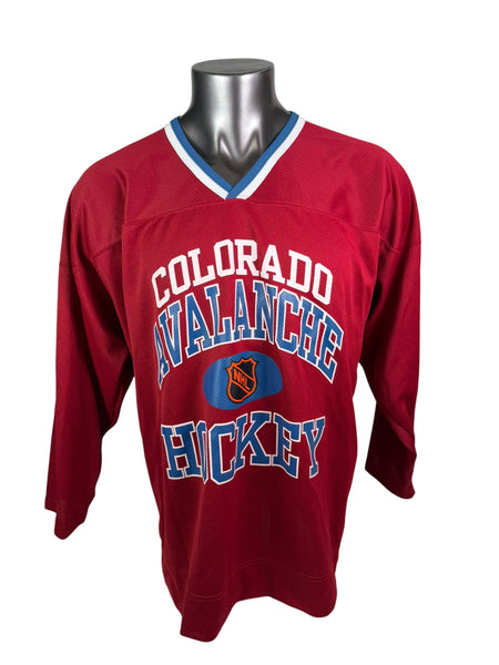COLORADO AVALANCHE VINTAGE 1990'S STARTER JERSEY ADULT LARGE