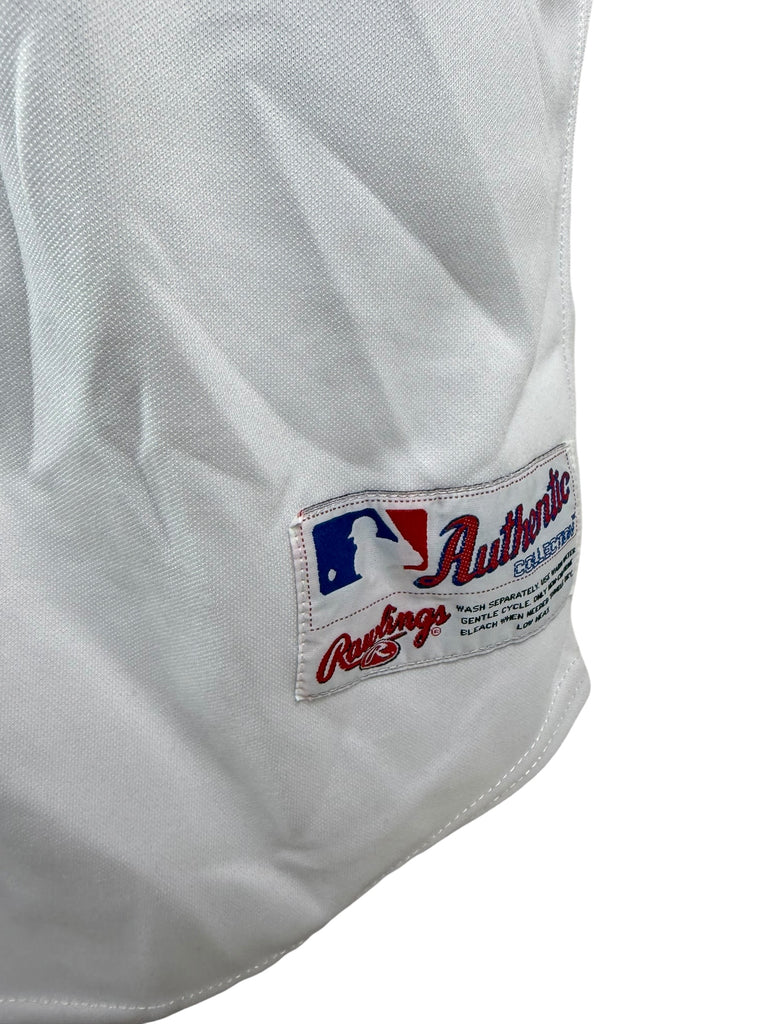 IVAN "PUDGE" RODRIGUEZ TEXAS RANGERS VINTAGE 1990'S RAWLINGS AUTHENTIC COLLECTION JERSEY ADULT 44