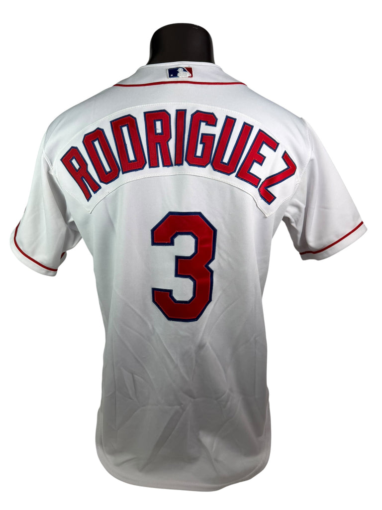 IVAN "PUDGE" RODRIGUEZ TEXAS RANGERS VINTAGE 1990'S RAWLINGS AUTHENTIC COLLECTION JERSEY ADULT 44