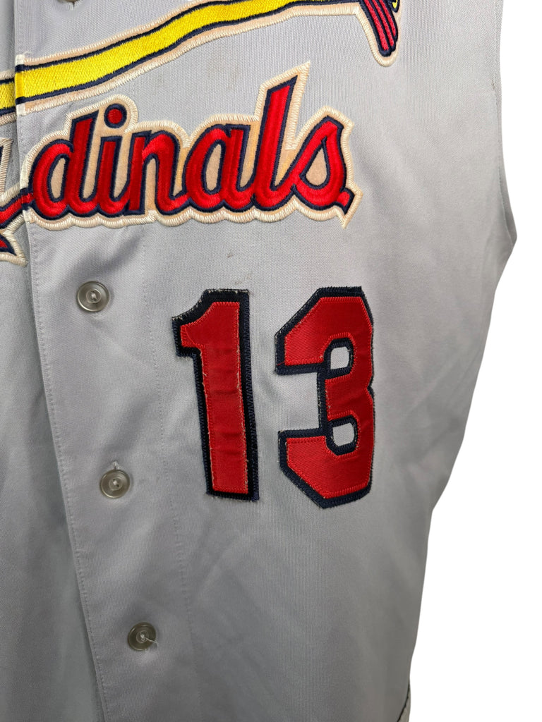 ST. LOUIS CARDINALS VINTAGE MAJESTIC AUTHENTIC JERSEY ADULT LARGE