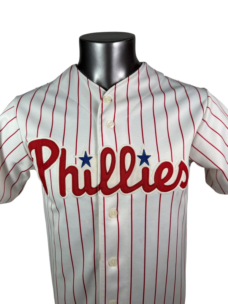 CHASE UTLEY PHILADELPHIA PHILLIES VINTAGE 2000'S MAJESTIC JERSEY YOUTH LARGE