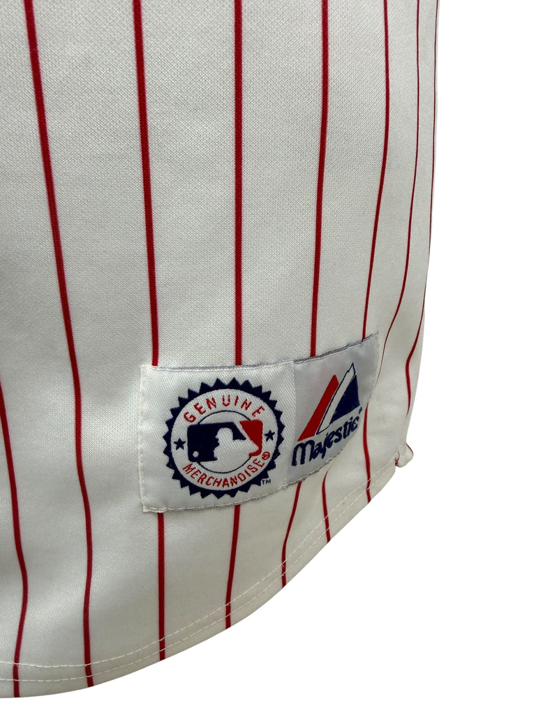 CHASE UTLEY PHILADELPHIA PHILLIES VINTAGE 2000'S MAJESTIC JERSEY YOUTH LARGE