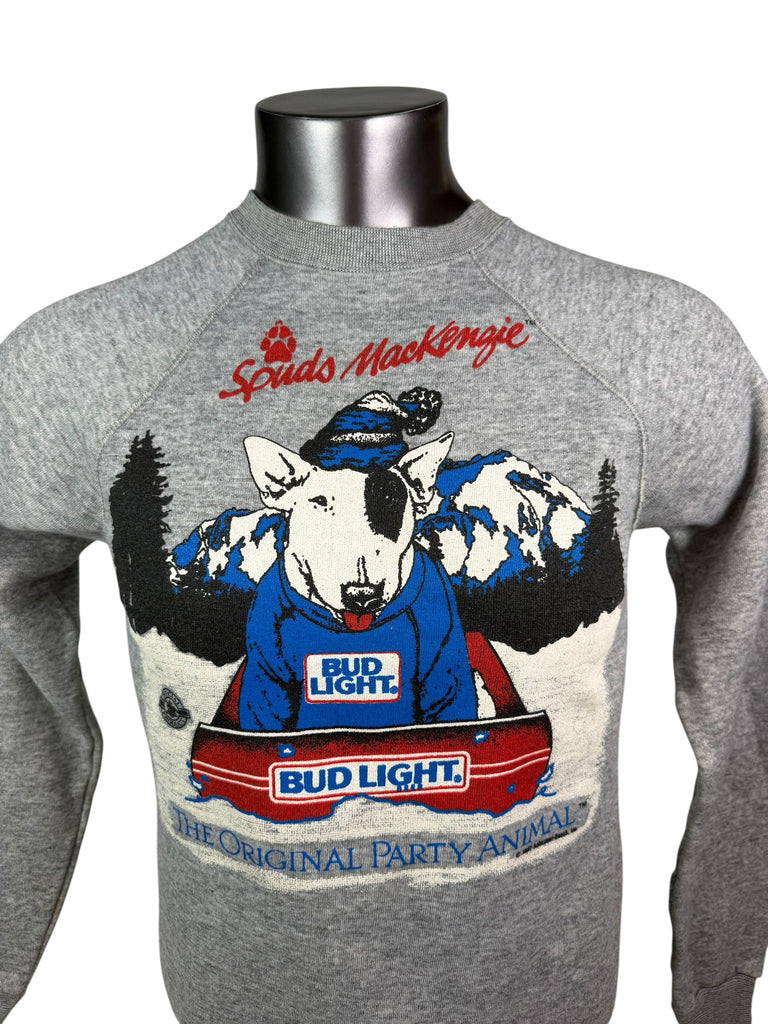 SPUDS MACKENZIE BUD LIGHT VINTAGE 1980'S  CREW SWEATSHIRT ADULT MEDIUM