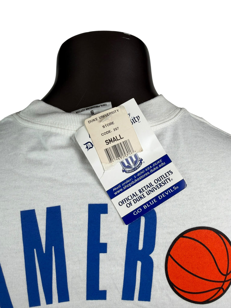 DUKE UNIVERSITY BLUE DEVILS VINTAGE 1990'S "CAMERON CRAZIE" T-SHIRT ADULT SMALL