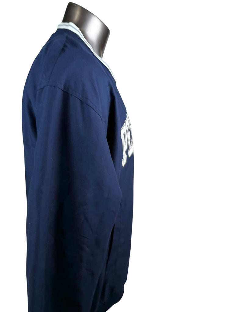 PENN STATE UNIVERSITY VINTAGE 1990'S PRO PLAYER PULL-OVER LIGHT WEIGHT JACKET ADULT LARGE