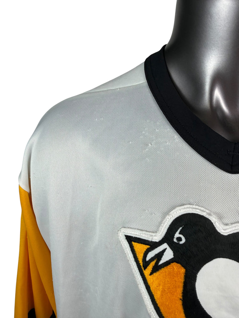PITTSBURGH PENGUINS VINTAGE 1980'S AUTHENTIC CCM JERSEY ADULT XL