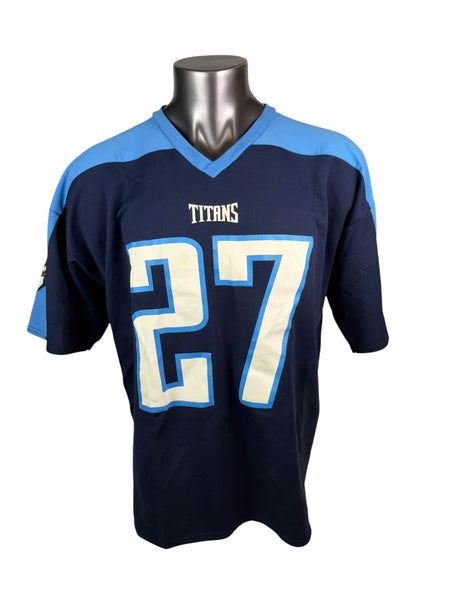 EDDIE GEORGE TENNESSEE TITANS VINTAGE 1990'S LOGO ATHLETIC JERSEY ADULT XL