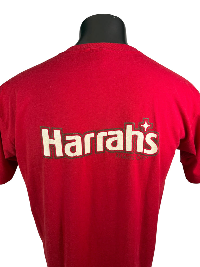 HARRAH'S ATLANTA CITY NJ VINTAGE 1990'S BOXING JERZEES T-SHIRT ADULT XL