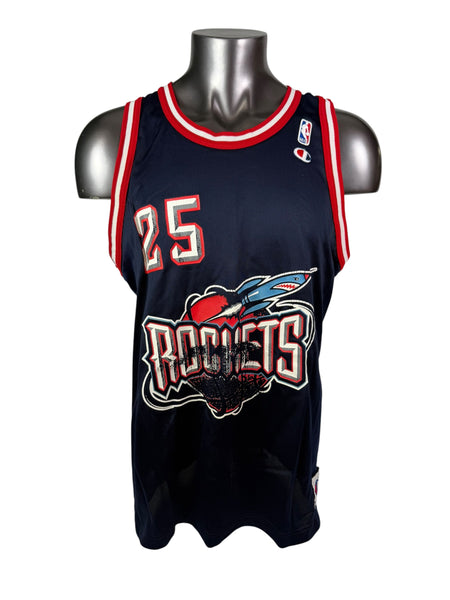 ROBERT HORRY HOUSTON ROCKETS VINTAGE 1990'S CHAMPION JERSEY ADULT 48