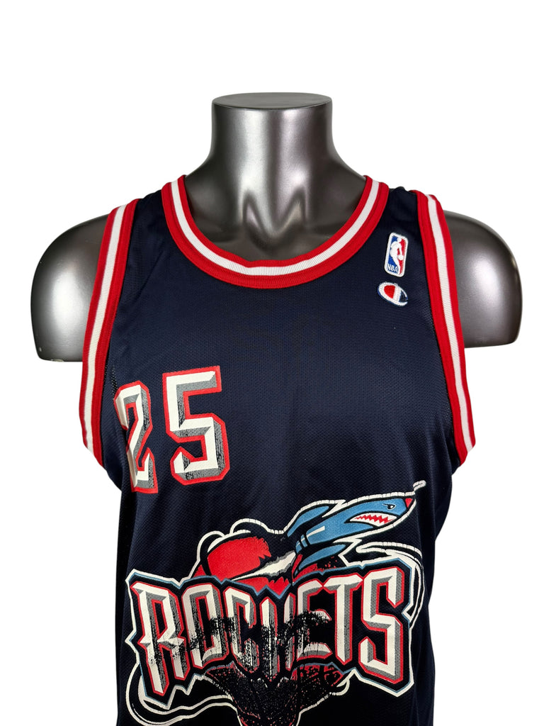 ROBERT HORRY HOUSTON ROCKETS VINTAGE 1990'S CHAMPION JERSEY ADULT 48