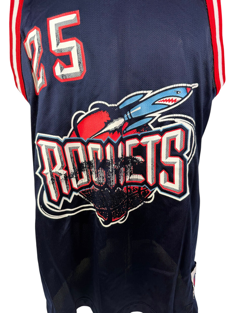 ROBERT HORRY HOUSTON ROCKETS VINTAGE 1990'S CHAMPION JERSEY ADULT 48