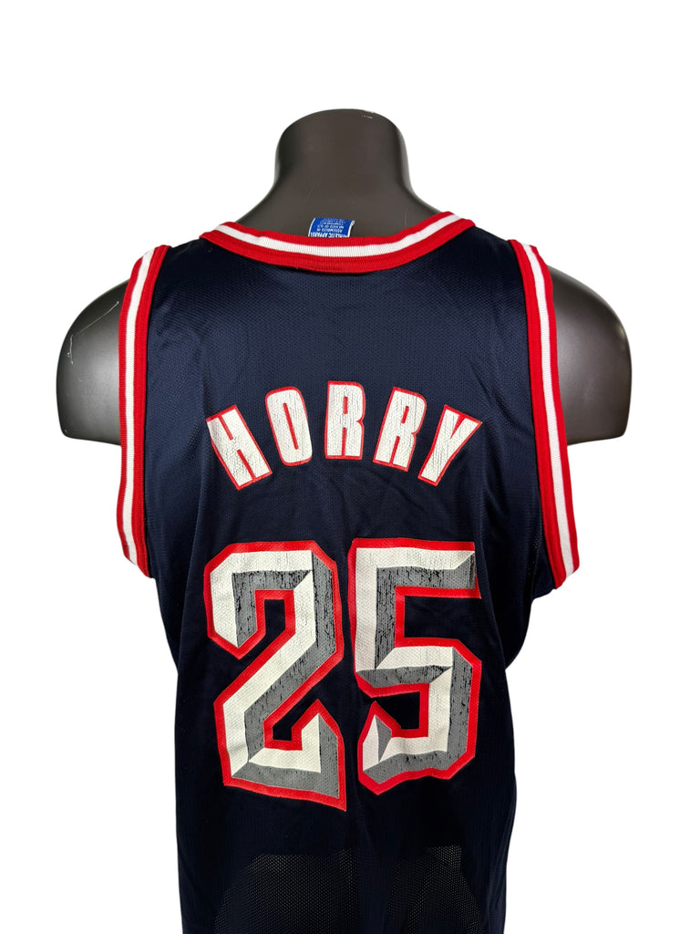 ROBERT HORRY HOUSTON ROCKETS VINTAGE 1990'S CHAMPION JERSEY ADULT 48