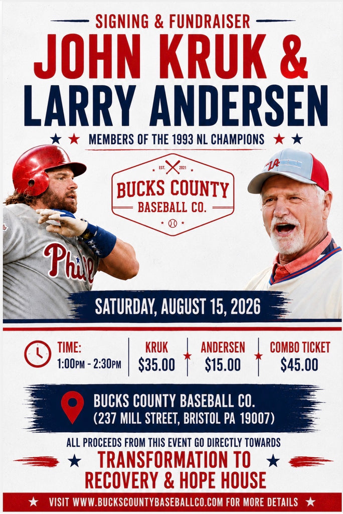 JOHN KRUK APPEARANCE & SIGNING PRE-SALE AUTOGRAPH TICKET
