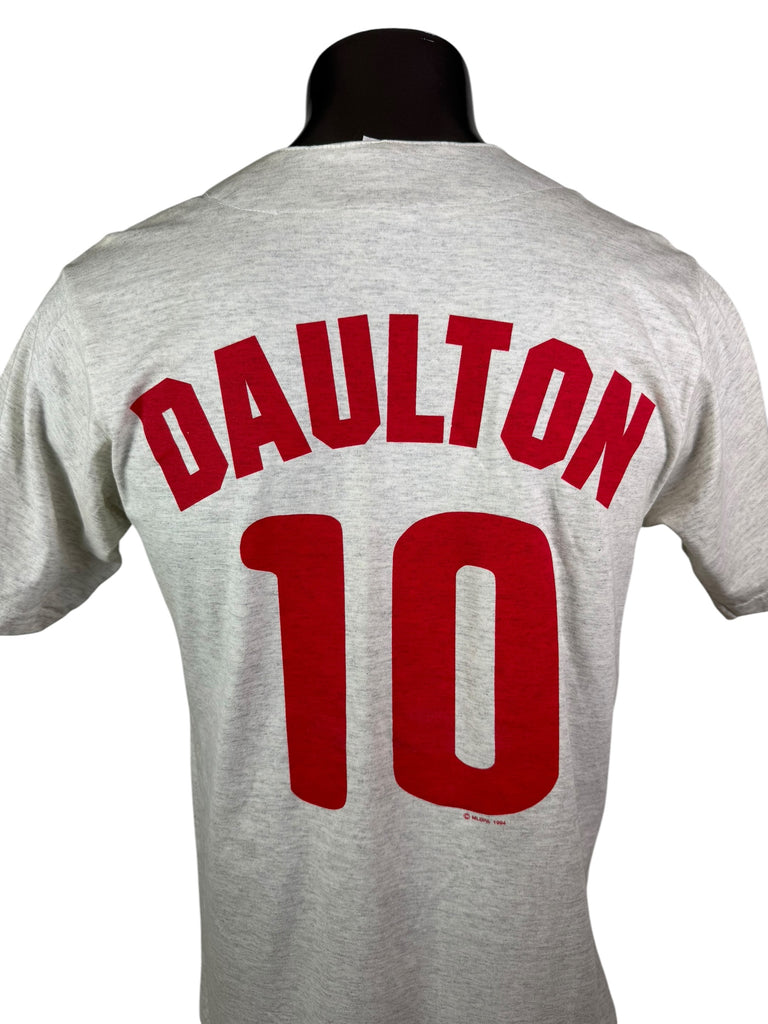 DARREN DAULTON PHILADELPHIA PHILLIES VINTAGE 1990'S MAJESTIC JERSEY ADULT MEDIUM