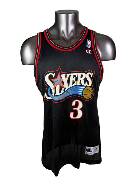 ALLEN IVERSON PHILADELPHIA SIXERS VINTAGE 1990'S CHAMPION JERSEY ADULT 44