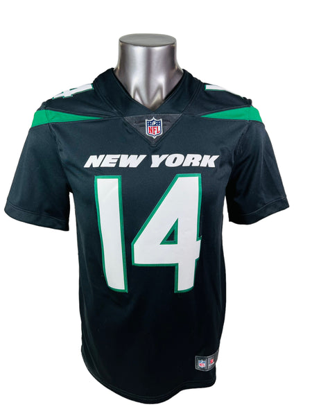 Nike New York Jets No14 Sam Darnold Gray Women's Stitched NFL Limited Inverted Legend 100th Season Jersey