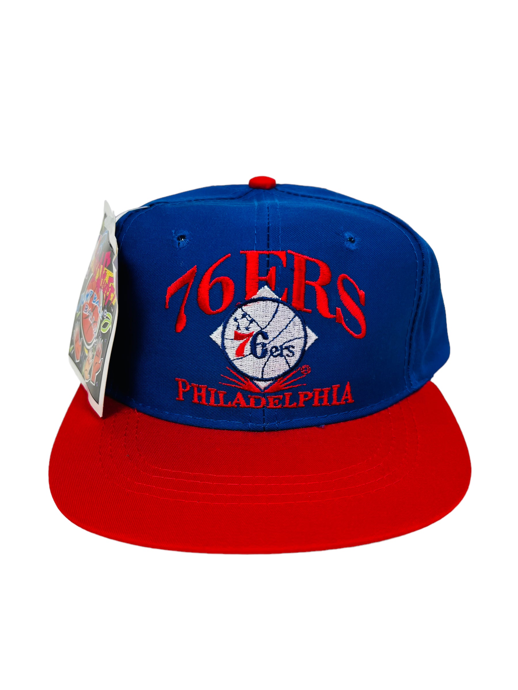 PHILADELPHIA 76ERS VINTAGE 1990'S AJD SNAPBACK TODDLER HAT