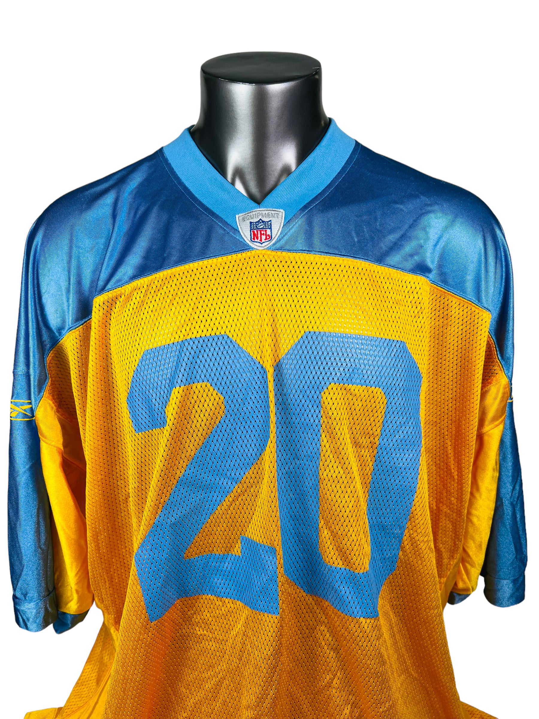 eagles throwback jersey blue yellow for sale
