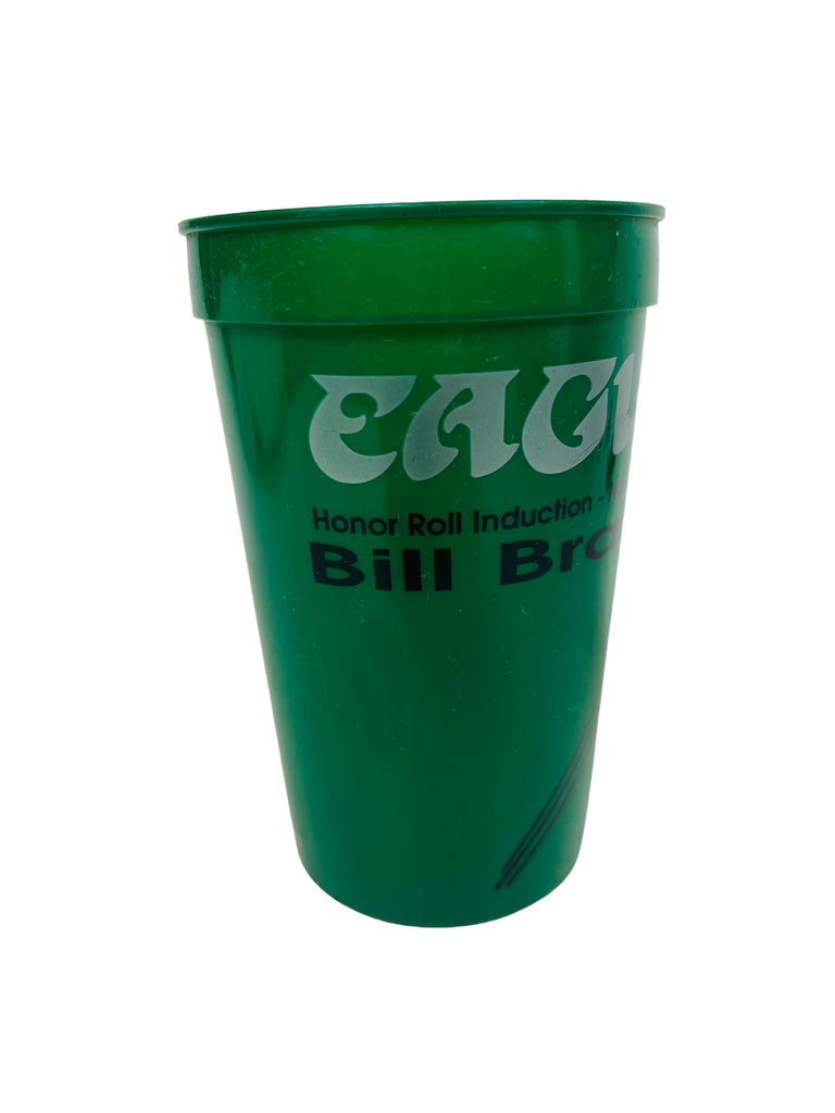 BILL BRADLEY PHILADELPHIA EAGLES VINTAGE 1993 HONOR ROLL INDUCTION PLASTIC CUP SGA