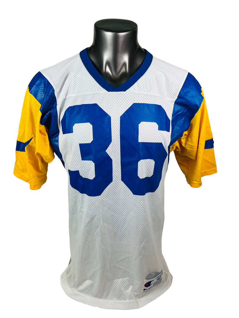 JEROME BETTIS LOS ANGELES RAMS VINTAGE 1990'S CHAMPION JERSEY ADULT 40