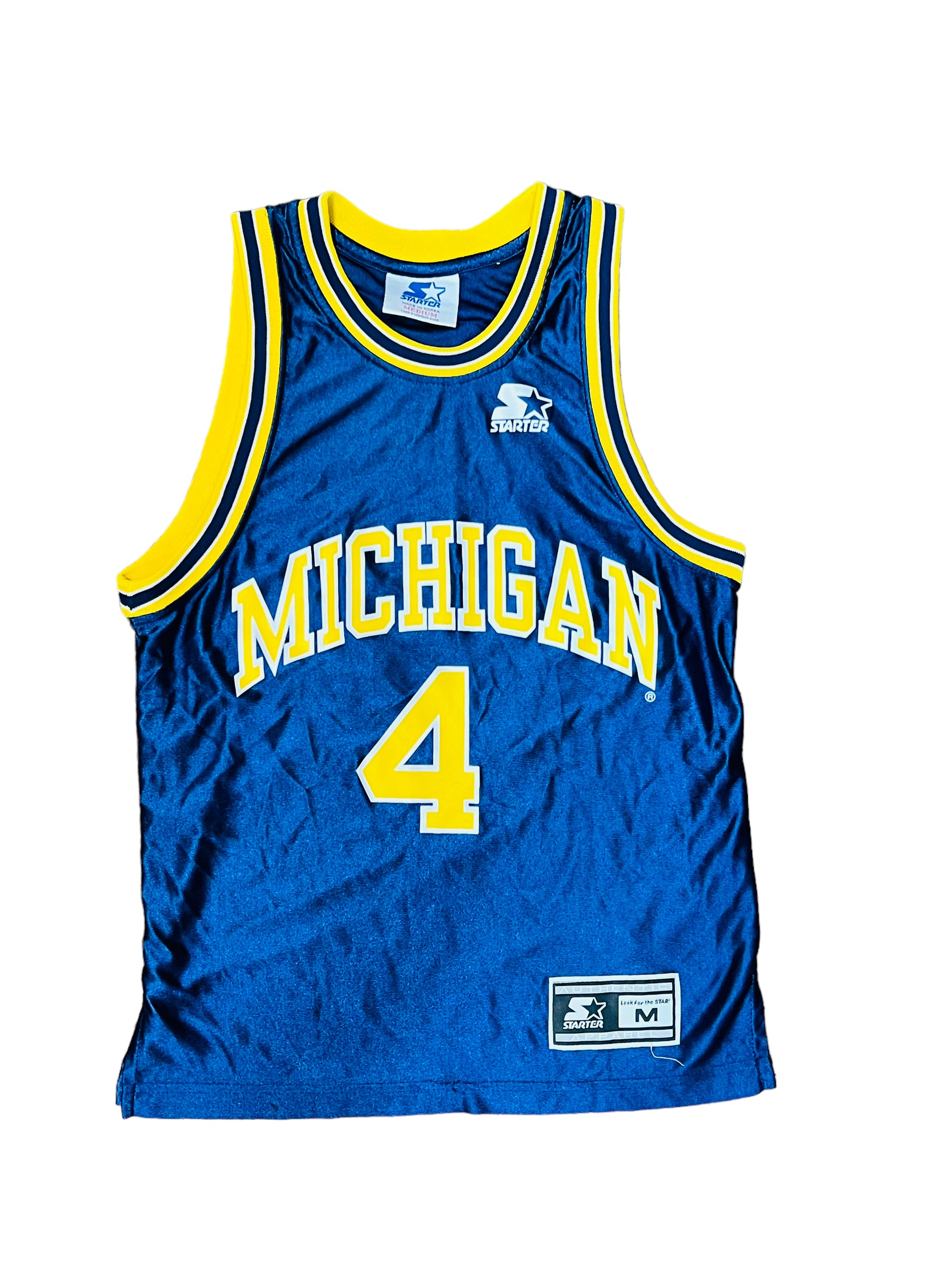 Maillot football américain WOLVERINES MICHIGAN vintage STARTER shirt jersey M Maillot football américain WOLVERINES MICHIGAN vintage STARTER shirt jersey M