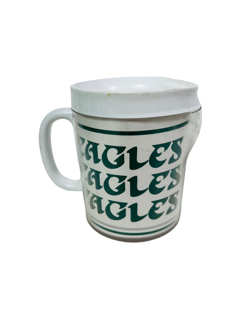 PHILADELPHIA EAGLES VINTAGE 1990'S PLASTIC COFFEE MUG