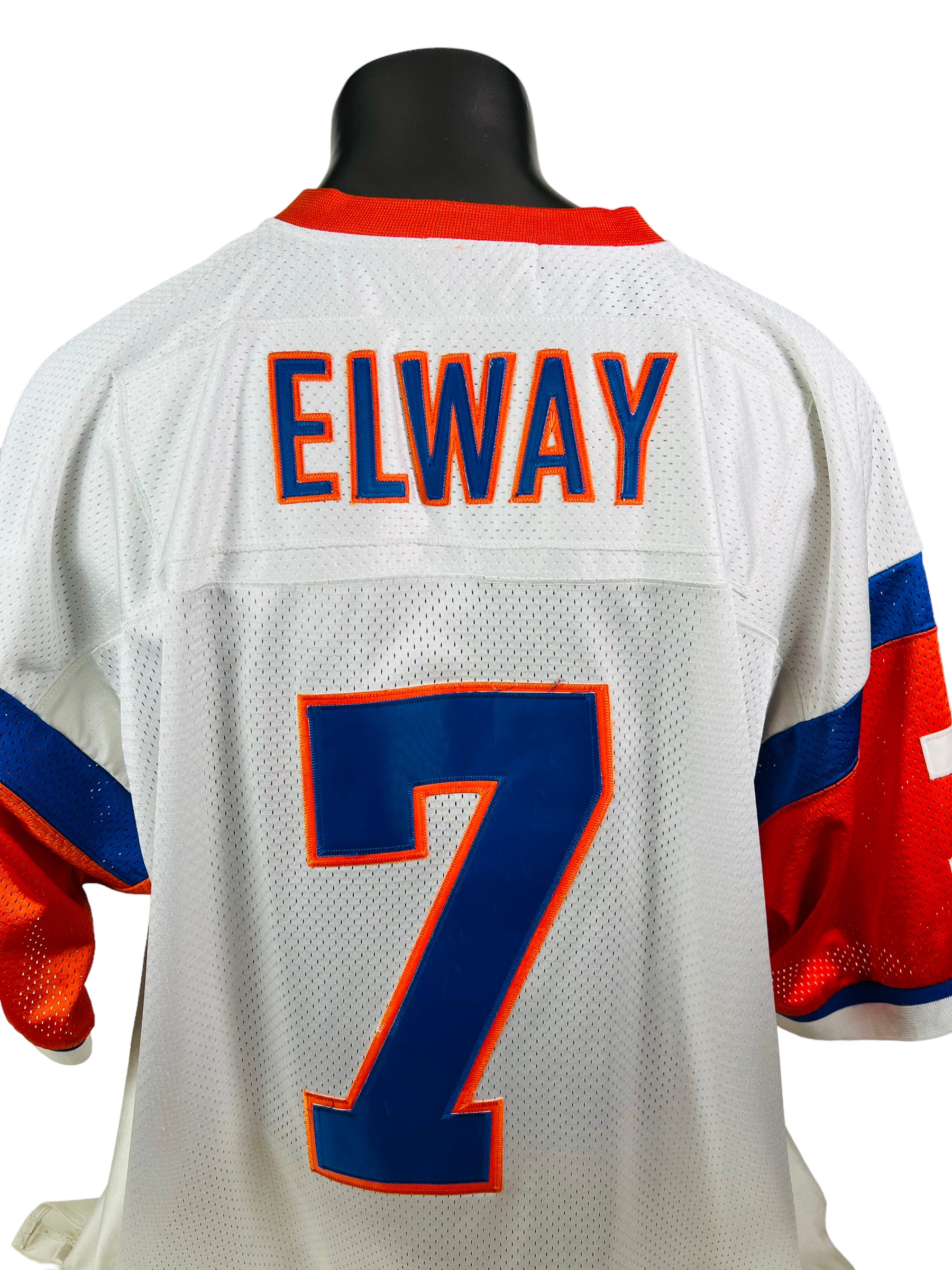 John Elway Denver Broncos Autographed Mitchell & Ness White