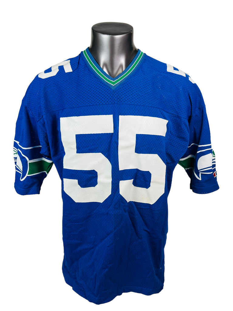 BRIAN BOSWORTH SEATTLE SEAHAWKS VINTAGE 1980'S CHAMPION JERSEY ADULT XL