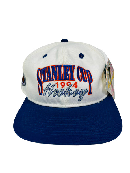 Sports Specialties Stanley Cup 1995 VINTAGE Hat - Snapback -  White/Orange/Blue
