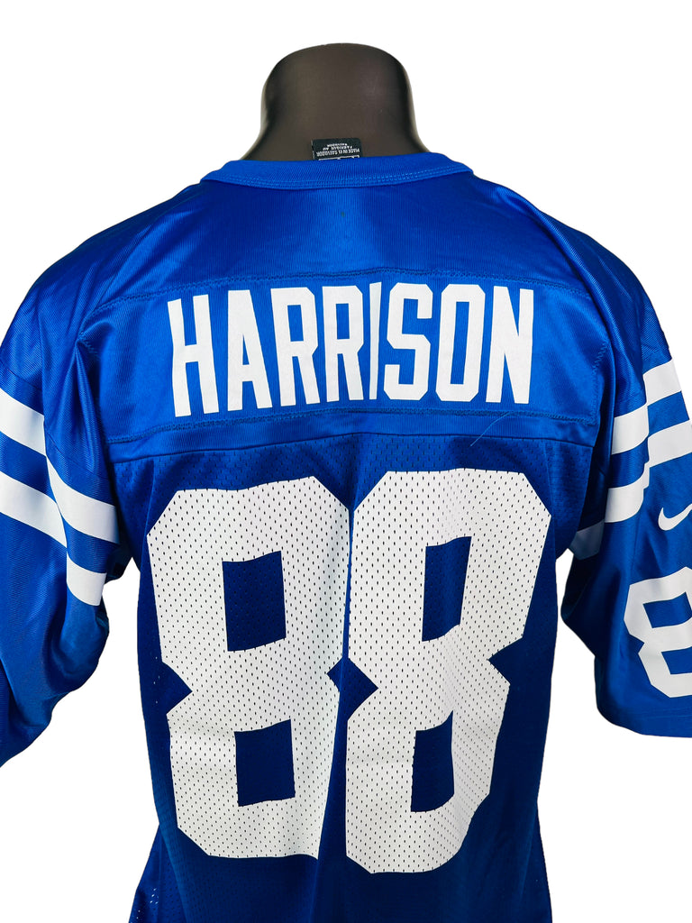 MARVIN HARRISON INDIANAPOLIS COLTS VINTAGE 2000'S TEAM NIKE JERSEY ADULT LARGE