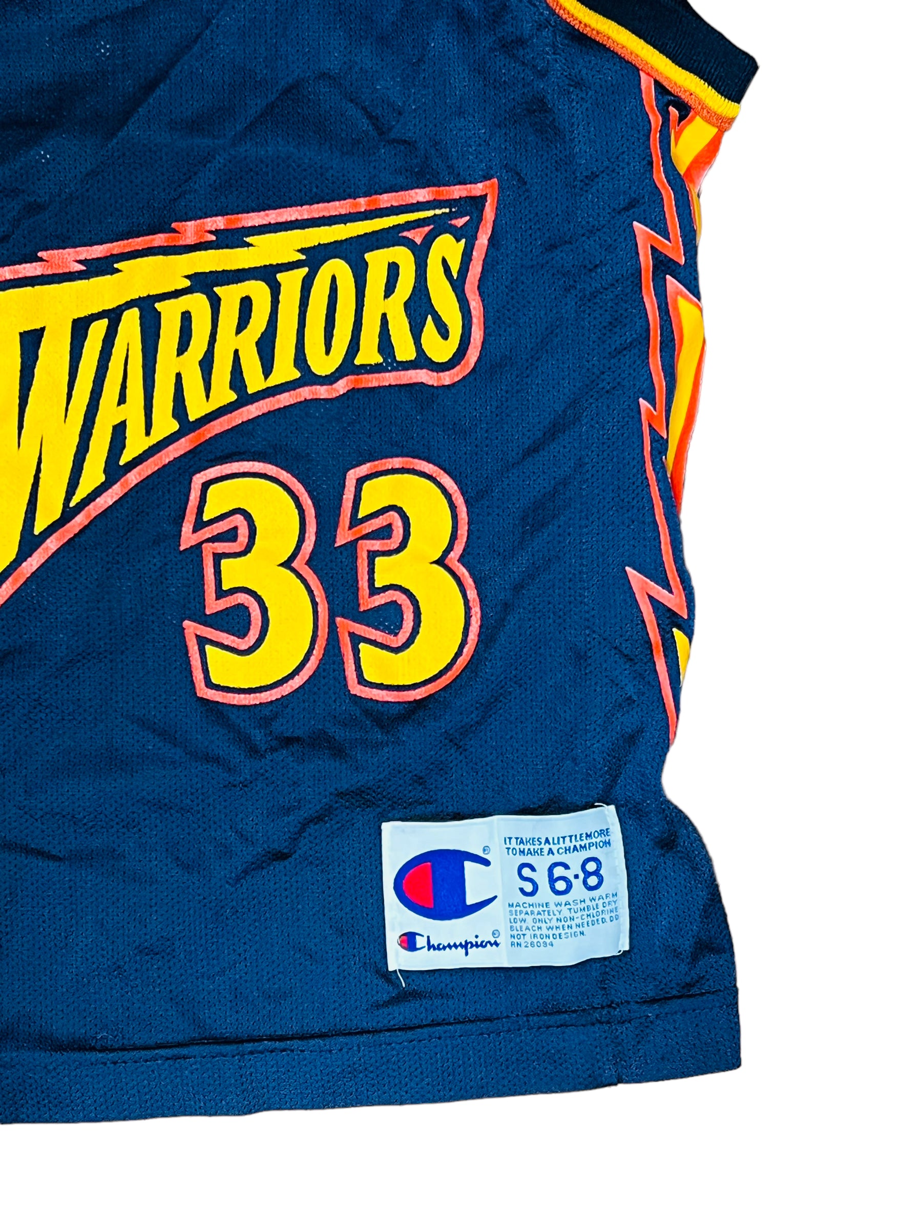 2001 Antwan Jamison Golden State Warriors Authentic Reebok NBA Jersey Size  48