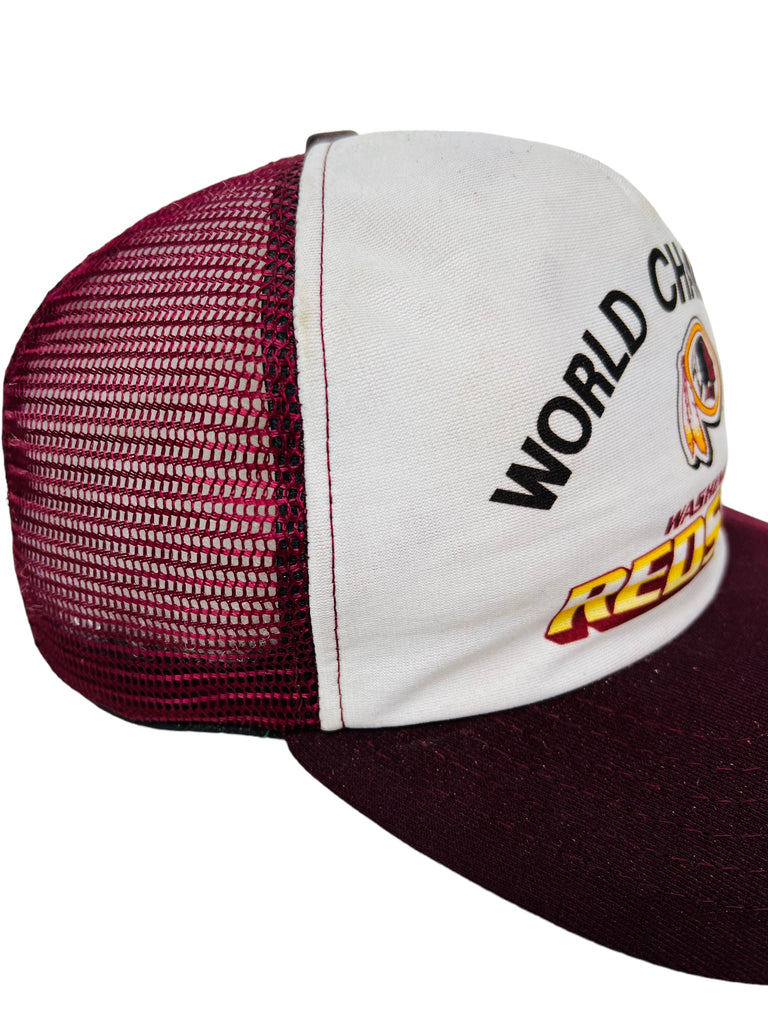 WASHINGTON REDSKINS VINTAGE 1987 WORLD CHAMPIONS MESH SNAPBACK ADULT HAT